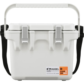 HUGEL 真空断熱クーラーボックス 15L【ホワイト/グレー】 アイリスオーヤマ