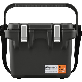 HUGEL 真空断熱クーラーボックス 15L【ホワイト/グレー】 アイリスオーヤマ