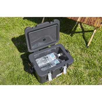 HUGEL 真空断熱クーラーボックス 15L【ホワイト/グレー】 アイリスオーヤマ