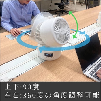 360度サーキュレーター 首振り アイリスオーヤマ