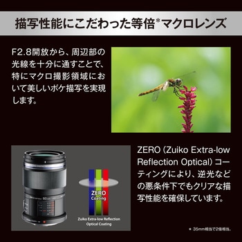交換レンズ M.ZUIKO DIGITAL ED 60mm F2.8 Macro OMデジタルソリューションズ