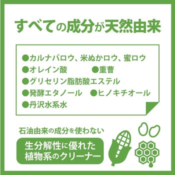 天然由来成分だけで使った クリーナー リンレイ