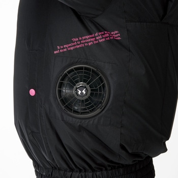 The tough 空調風神服チタンフード半袖ブルゾン サイドファン仕様(ウェアのみ) アタックベース