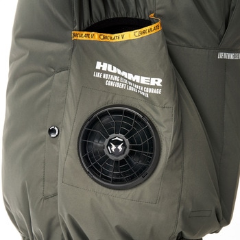 HUMMER 空調風神服チタンベスト サイドファン仕様(ウェアのみ) アタックベース