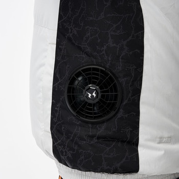 HUMMER 空調風神服チタンフード半袖ブルゾン サイドファン仕様(ウェアのみ) アタックベース