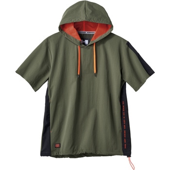 HUMMERレヴスキンズ半袖フーディー 吸汗速乾 アタックベース