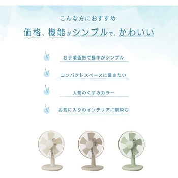 ミニリビング扇風機 ユアサ(ユアサプライムス)