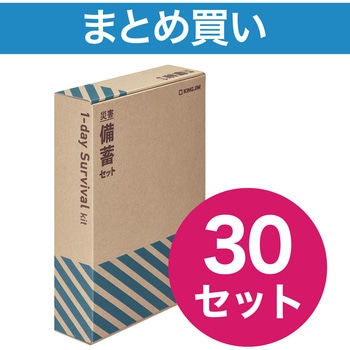 災害備蓄セットⅡ キングジム 非常用袋・セット 【通販モノタロウ】