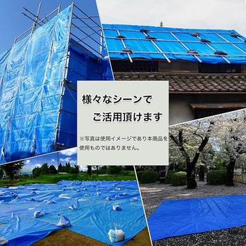 ブルーシート大判 中厚手#2000 10m×15m 今村紙工
