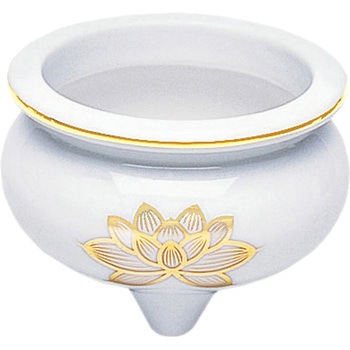 白上金蓮香炉 3．0寸 マルエス