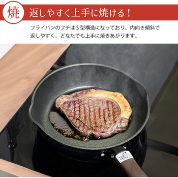吹きこぼれにくいフライパン20cm パークレーン