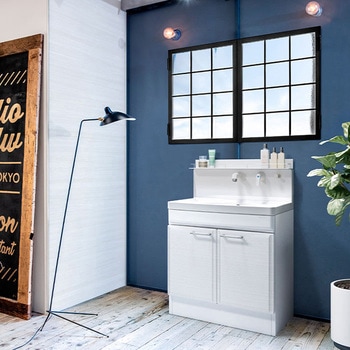 ホーロー洗面化粧台 オンディーヌ (洗面下台+水栓) タカラスタンダード