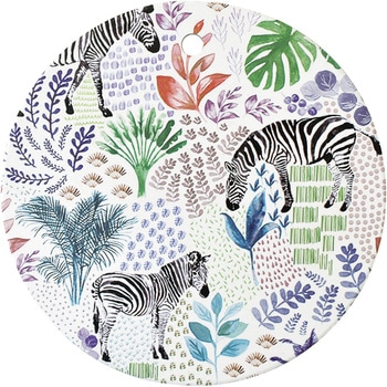 セラミック鍋敷きΦ18cm シマウマ パークレーン