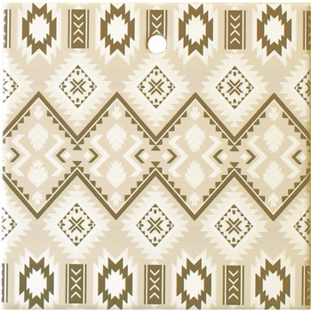 セラミック鍋敷きΦ18cm シマウマ パークレーン