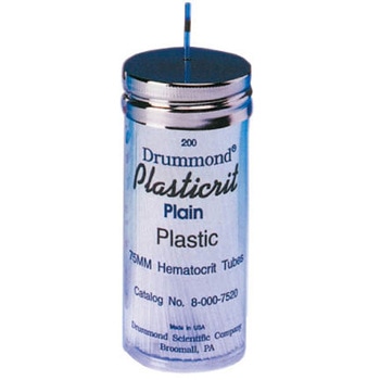 プラスチック製ヘマトクリット毛細管 DRUMMOND(ドラモンド)