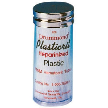 プラスチック製ヘマトクリット毛細管 DRUMMOND(ドラモンド)