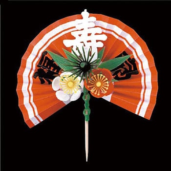 紙扇子松竹梅 川善