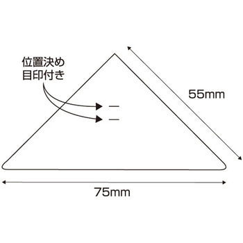 カドペタ  三角補強シート(25シート) 友屋