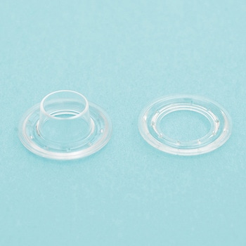 ハトメ 透明プラスチック 友屋