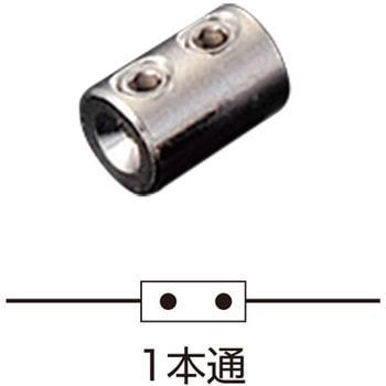 ワイヤー止め 1本通 H-18(2ヶ入) 友屋
