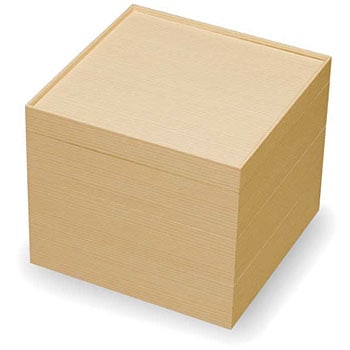 重箱 V-BOX 木目 (金ボール付)三段 大黒工業 【通販モノタロウ】