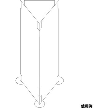 三角柱用ミニスタンドセット 友屋