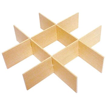 重箱 V-BOX用 ミルクカートン 井桁仕切 大黒工業