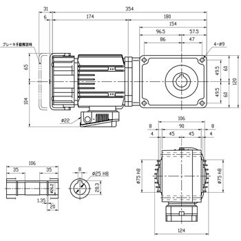 VC02-050BH �������u���[�L�t�M���[�h���[�^ �x�m�ϑ��@ 18317504