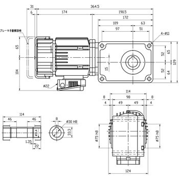 VC02-100BH �������u���[�L�t�M���[�h���[�^ �x�m�ϑ��@ 18317538