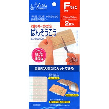 切って使えるばんそうこう 共立薬品工業 一般用絆創膏 通販モノタロウ