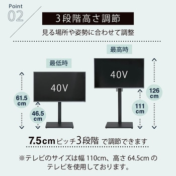 テレビスタンド 収納付き ラックセット幅90 コード隠し 角度調整 高さ調整 壁掛け風 壁寄せ ジェイケイ・プラン