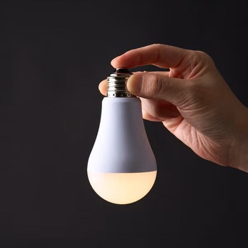 防災電球 蓄電型LED かりはな製作所