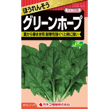 【タネ】ほうれんそう グリーンホープ カネコ種苗