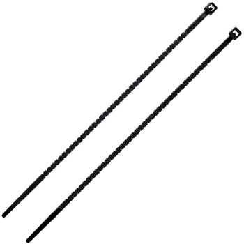 手で切れる結束耐候 150mm 断面が丸く安全 手でひねると切れて時短 DIY  キャンプ ケーブルタイ - ELPA