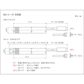 半導体青色レーザー光源Φ16mm タイプD クロス(180×180mm) STC