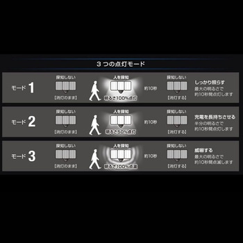 ソーラー充電式LEDセンサーライト DAISHIN(大進)