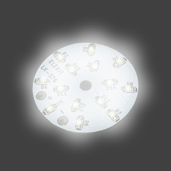 円形基板のLEDライトキット エレキット