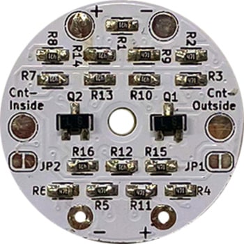 円形基板のLEDライトキット エレキット