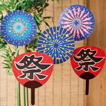 夏の吊り装飾 花火 ハンギングセット ストア・エキスプレス