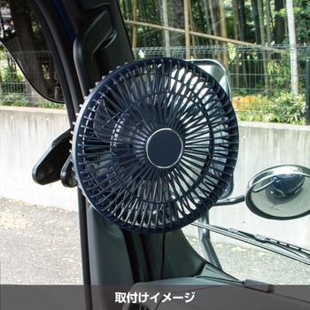 ルームファン 9インチ 静音タイプ クリップ固定式 JET INOUE(ジェットイノウエ)