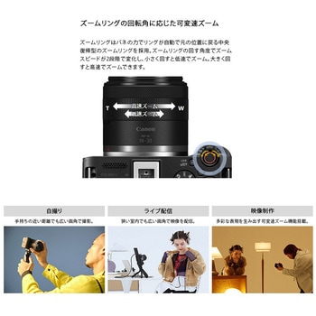 交換レンズ RF-S14-30mm F4-6.3 IS STM PZ Canon