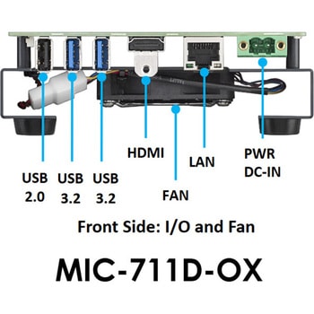NVIDIA Jetson Orin NXに基づくAI推論システム 【AI 開発キット】MIC-711D-ON、MIC-711-OX Advantech(アドバンテック)