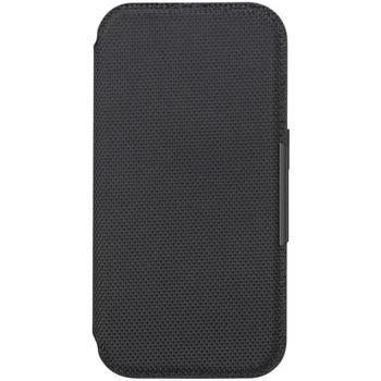 iPhone16e用 ナイロンメッシュ調ガラスフリップケース PGA