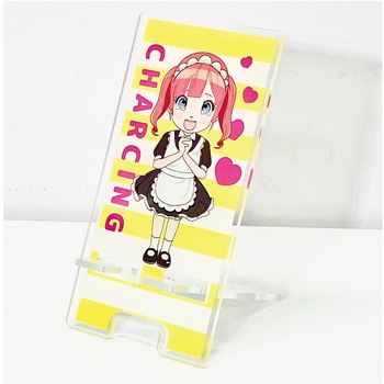 スマホスタンドアクリル メイド黄色 SSAC-20 - グリーンクロス