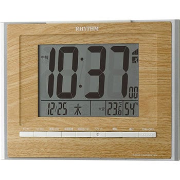 電波デジタル時計 掛置兼用タイプ リズム 置き掛け兼用時計 通販モノタロウ