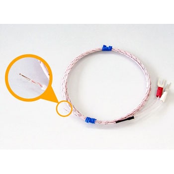 【ガラス被覆】先端溶接熱電対 坂口電熱