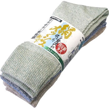 WORKS HOMME 絹を贅沢に使ったメッシュ靴下 先丸 ユニワールド