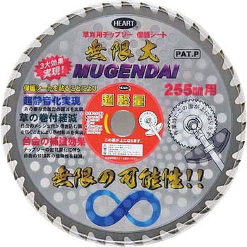軽量チップソー無限大保護シート付き ハートフルジャパン