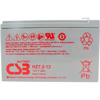 産業用 小形制御弁式鉛蓄電池 HZシリーズ(高率放電用) HITACHI 無停電 