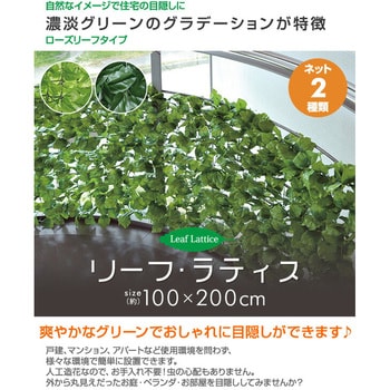リーフラティス 約100×100cm YAMAZEN(山善)
